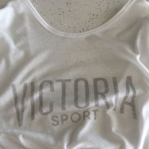 Victoria Secret Sport White T-Shirt S